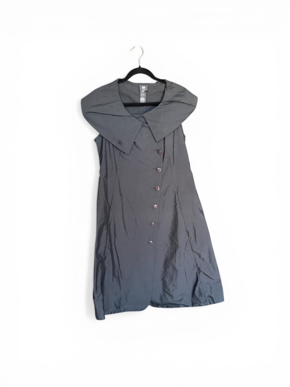 Lilith asymmetrical fichu collared dress